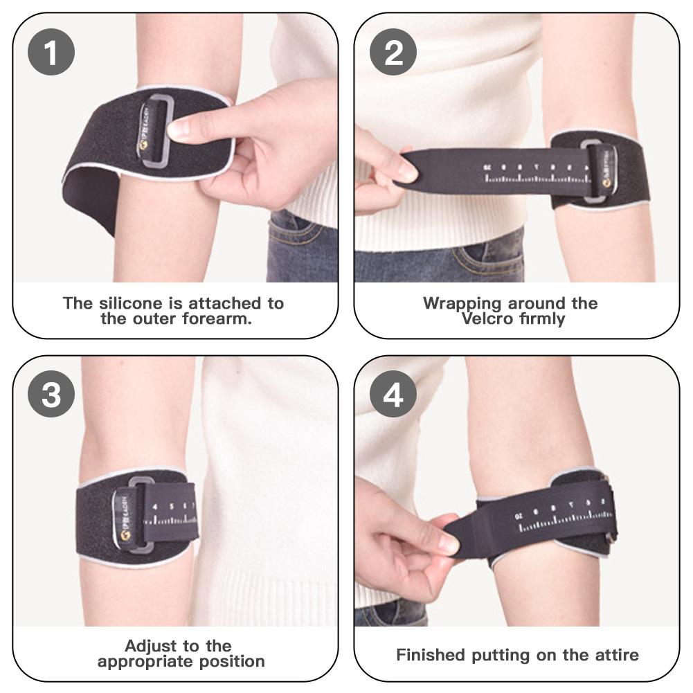 1PC Tennis Badminton Elbow Brace Joint Stabilizing Compression Support Fixing Strap Universal Fit for Both Hands