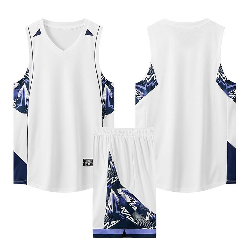 Men Women Basketball Uniform Set Quick Dry Breathable Sleeveless Jersey Training Game Wear Adults