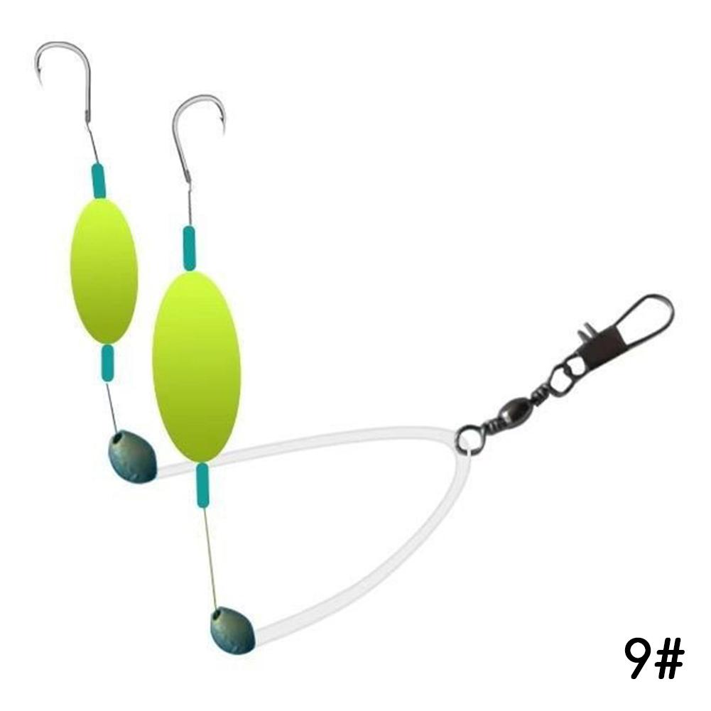 Surfs Pesca Anzol Montagem Pompano com Bóias Equipamentos de Pesca Versáteis para Pesca em Água Salgada Água Doce para Amantes da Pesca