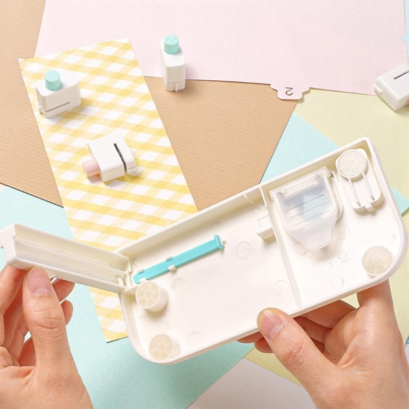 Paper Puncher Board Paper Hole Punches Paper Craft Tool Punching Paper Device for Card Making Paper Craft Scrapbooking