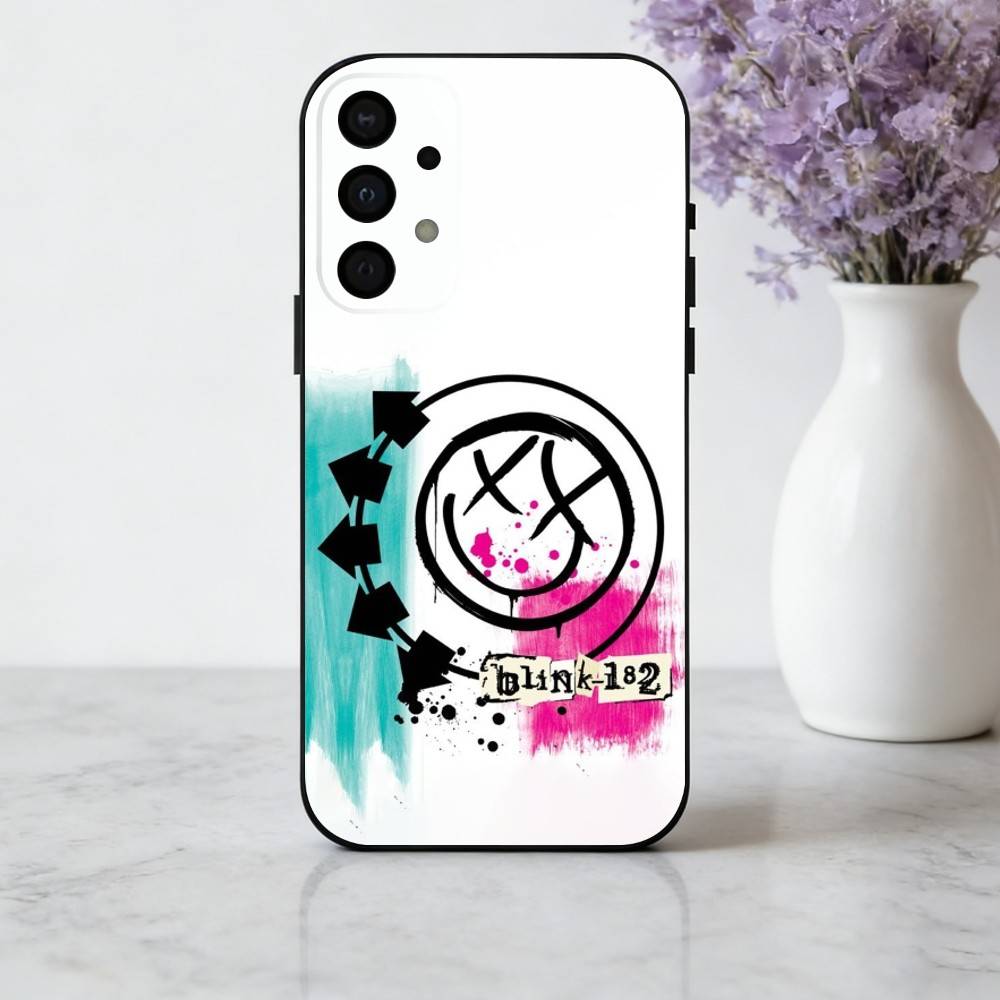 Punk B-Blink-182 Band Phone Case For Samsung Galaxy A73,A72,A71,A70,A53,A52,A51,Others Soft Black Shell