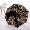 1pc Leopard Palm Automatic Open/Close Umbrella Compact Folding Umbrella, All-Season Portable Umbrella for Women/Men250