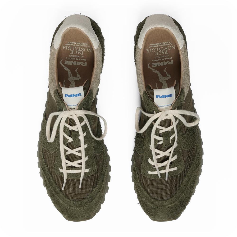 PANE Pace Nostalgia Model Sea Moss Slip Resistant And Breathable Low top Casual Shoes Unisex Olive Green PN5136DGN20B