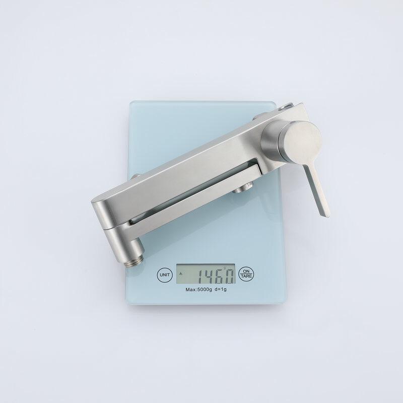 304 Stainless Steel Bathroom Shower Faucet Set Wall Mount Cold Hot Water Mixer Tap Bathroom Bathtub Faucet with Hand Shower