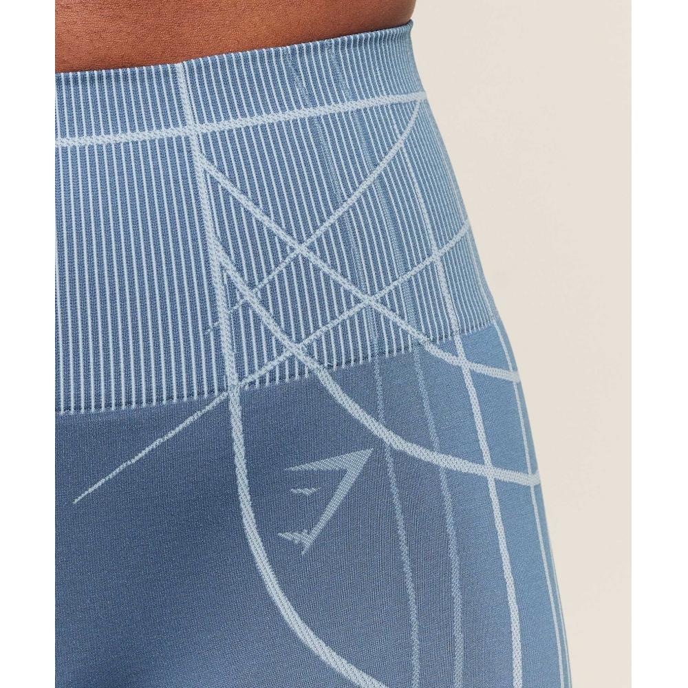 Gymshark Apex Seamless Leggings Worn Blue Gentle Blue B2c8d Uds3