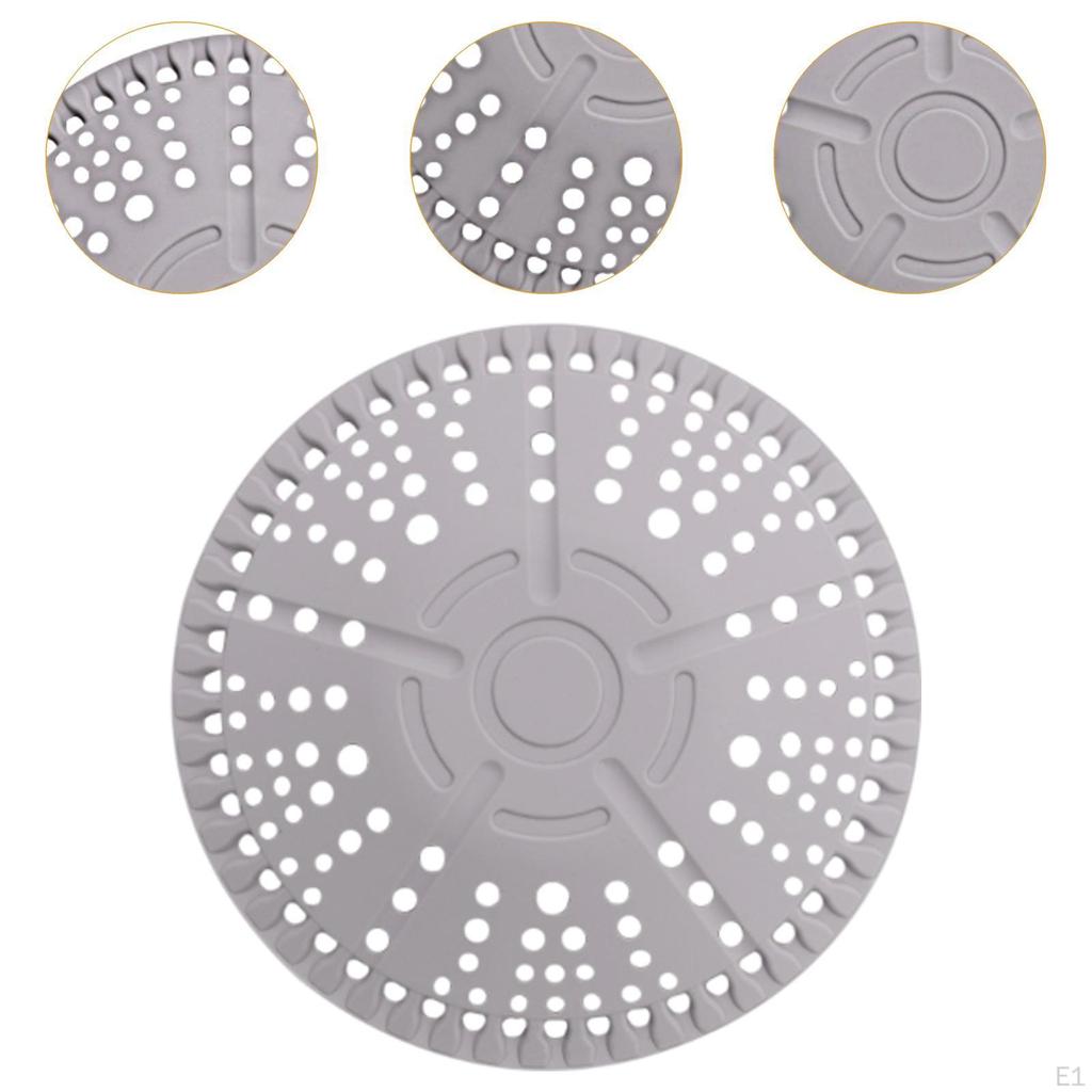 2 Pcs Drain Cover Hair Plugs, Easy To Install Portable Catcher, Silicone Catcher for