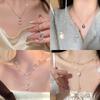 Versatile Necklace for Women, Unique Design, High-End Luxury, Clavicle Chain, Bowknot Choker, Pendant for Students and Girlfriends