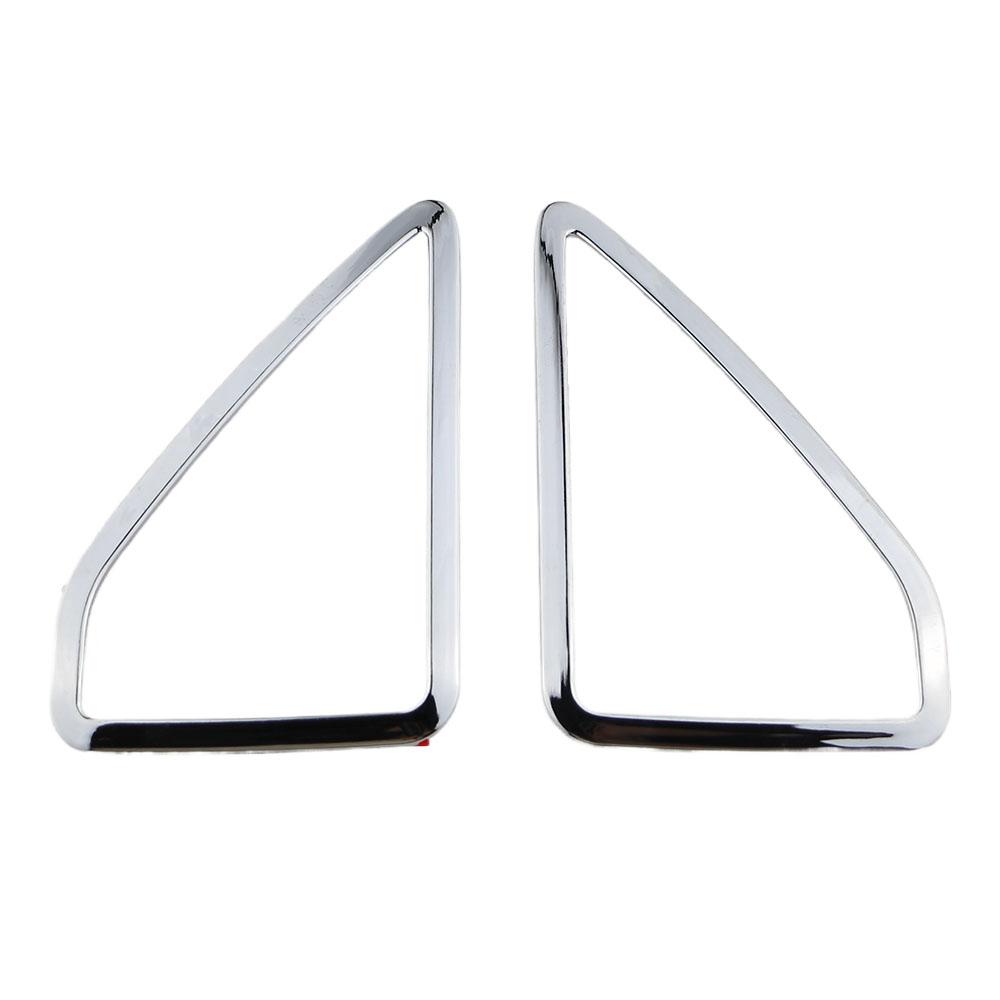Car Front Pillar Horn Circle Trim for Ford Kuga Escape 2013 - 2017 2018 2019 2Pcs/set Audio Frame Sticker Interior Accessories