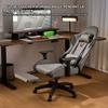 Chaise Gaming - FOXSPORT - Trône des ténèbres - Ergonomique - Repose-pieds rétractable - Accoudoirs 3D