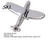Brooch Men Suit Brooch, Airplane Design Lapel Pin with Clip-on Pin, Formal Wear Smooth Polished Alloy Badge for Casual Accessory Cardigan