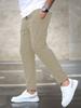 Men Casual Nine Pants With Polyester Fabric For Autumn Everyday Wear