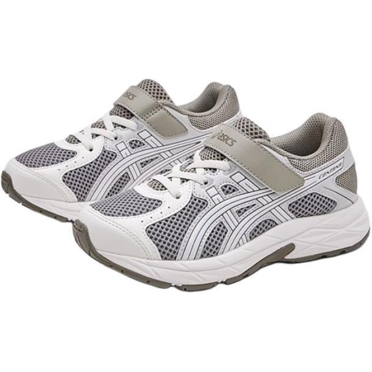 Asics Running Kids Comfortable Lightweight Breathable Durable Versatile Sports Test Exam Non-Slip Shock Absorbing Low-Top Running Shoes 1014A377-020