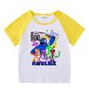 2025 Summer Kids Two-Piece Set: Short Sleeve T-shirt & Shorts for Boys and Girls