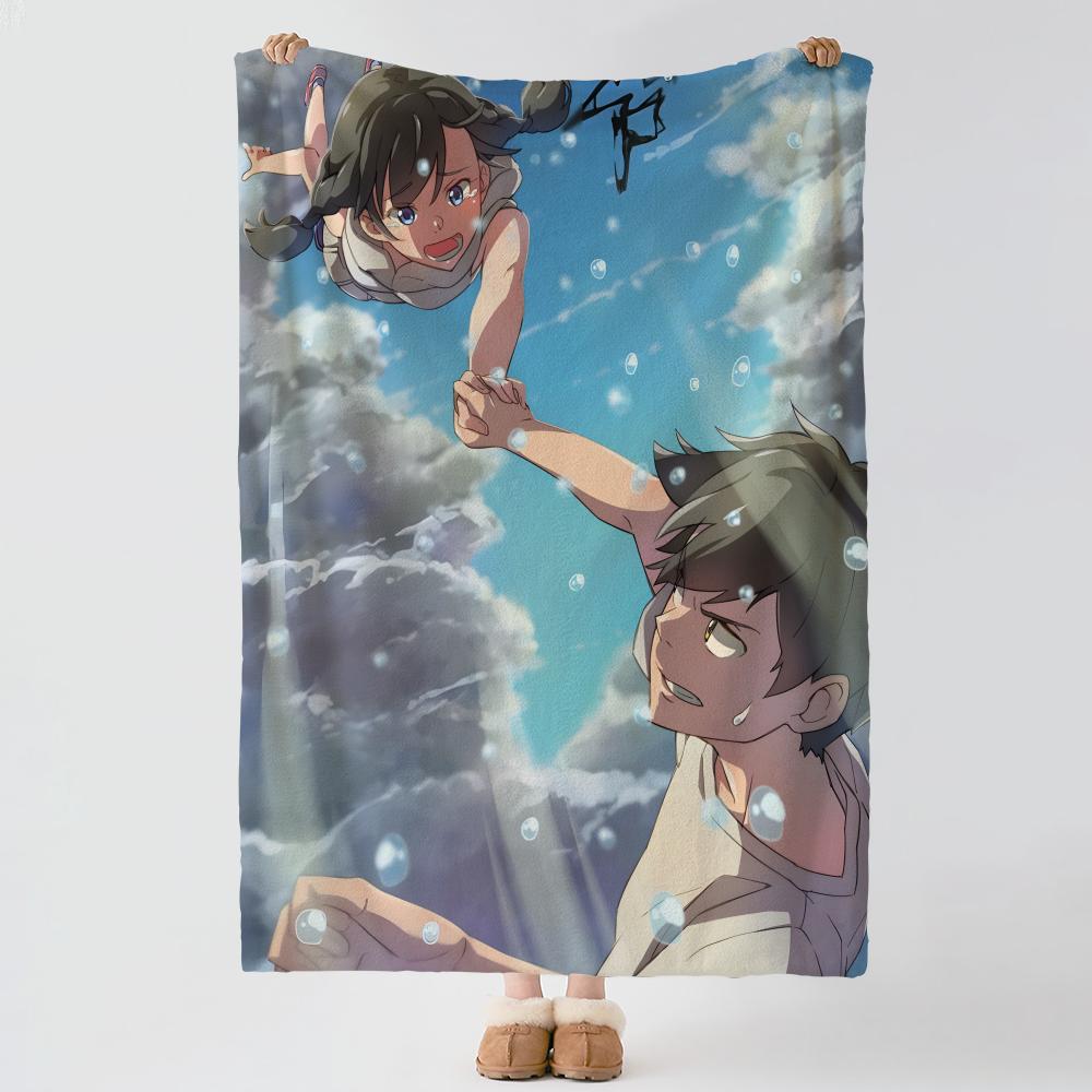 Anime W-Weathering with You-u Throw Thick Comfort Flannel Quilt, Multi-scene Use Indoor Outdoor Daily Nap