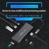 Multi Usb 3.0 Port 4k Vga Adapter To Splitter 3 Port Usb Hub Usb-c  Pd Charing Type C For Macbook Usb Hub Laptop Docking Station