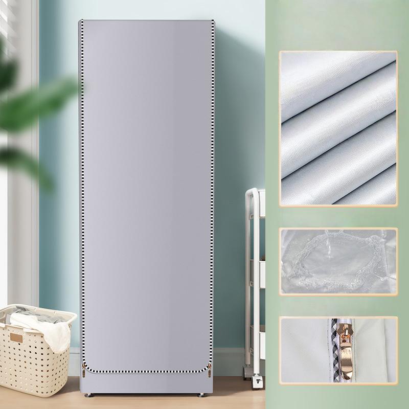 172x60cm Laundry Dryers Cover Washer-dryer Dust Sleeve Silver-coated Oxford Cloth Waterproof Sun-Proof Protect Cover Breathable 172x60cm 6540₽