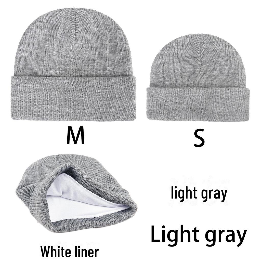 Autumn and Winter Knitted Parent-Child Woolen Hat for Children and Adults