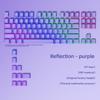Colorful Shadow Keycaps Side Print Edge Backlit PBT White Black Pink Blue Cherry Profile 97 Keys Cap MX Gamer Keyboards AULA