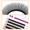 C Curl Eyelashes Extensions 4D W Shaped Faux Lashes Natural False Eyelashes  Women