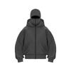 Unisex Double Hood Fleece Zipper Jacket for Spring, Autumn, and Winter