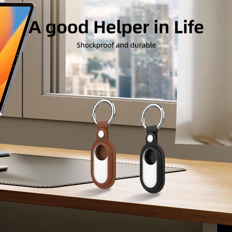 HdoorLink For Samsung Galaxy Smart Tag2 Protector Cover Shockproof Anti-scratch Dustproof PU Leather Protective Case Shell Accessorie
