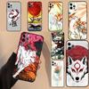 Okami Wolf Soft Case For Samsung Galaxy S24 Ultra S21 S22 S23 S25 Plus S20 FE S9 S10 S23 FE Phone Cover