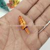 2.3cm Translucent Plastic Snowman and Santa Claus Nose Figurine Accessory