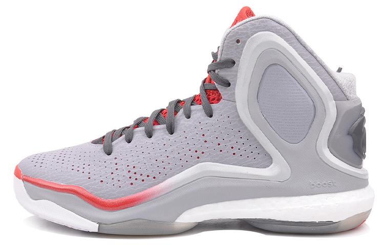 Adidas D Rose 5 Boost Clear Onix Scarlet Wht G98703 44