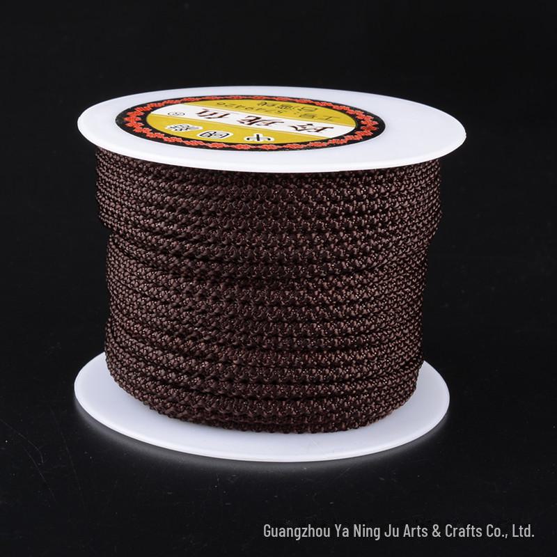 

3 мм тайванський шнурок для намиста з ананасом для ювелірних виробів своїми руками: Кришталь, Нефрит, Бджолиний віск, Агат 3.0mm темно-коричневого кольору