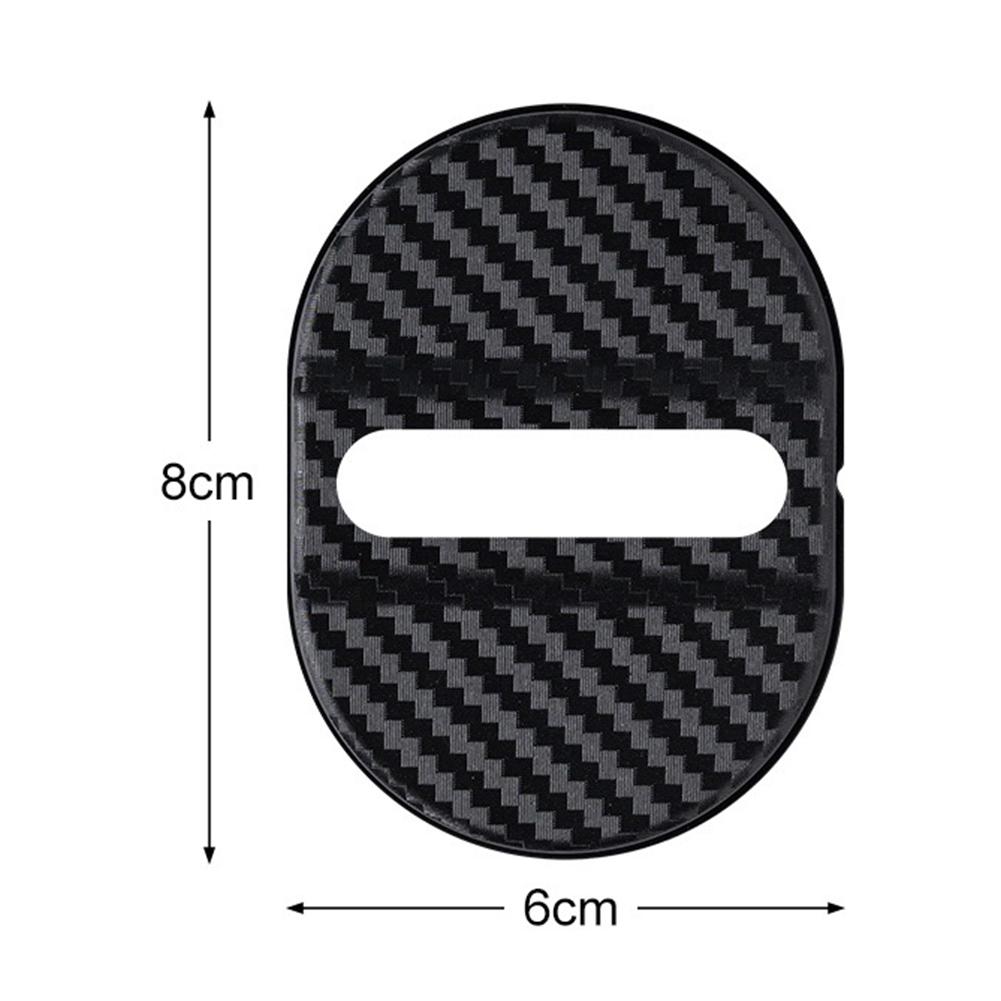 Universal Car Door Lock Protective Cover 4PCS Self-adhesive Door Decorative Car Anti Lock Car S H1W7