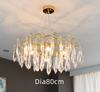 Nordic Luxury Chandelier With Colorful Crystal Branch Design Pendant Lamps Bedroom Restaurant Hotel Kitchen Decoration Lighting
