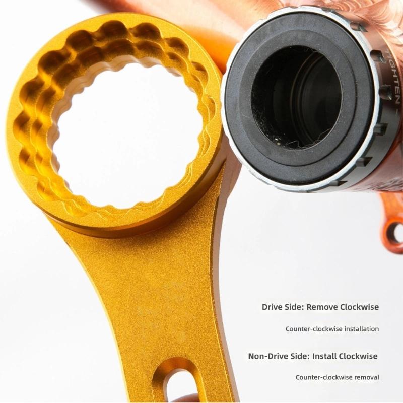 Precisions Bicycles Bottom Bracket Wrench Bikes Maintenance Tool with Smooth Handle Grip, Cycling Bottom Bracket Spanner