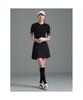 BEANPOLE GOLF [B_Under] Women'S Ribbed Mix Short Sleeve Pullover - Black