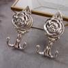 European Rose Curtain Hook Retro Drapery Holder Curtain Holdback Hanger  Bath Curtain