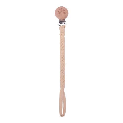 Fabric Baby Pacifier Clip Holder Hand-woven Pacifier Clips Baby Toys Anti-loss Clip Infant Newborn Nursing Tools Accssories New