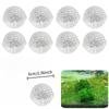 12 Stück DIY Aquarium Moos Aufhängungskugeln Kunststoffpflanzen Fixierkugeln Fischbecken Pflanzkugeln Landschaftsdekorations Ornamente