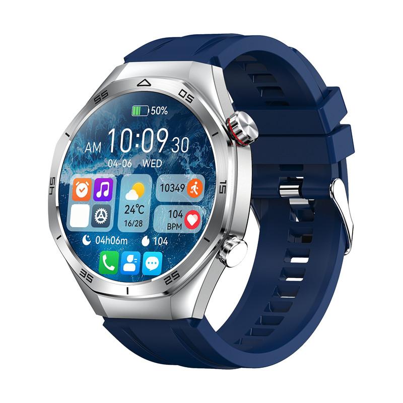 

i159 Мужские умные часы BT Звонки Музыкальный плеер Голосовой помощник с ИИ Спорт на открытом воздухе Фитнес-трекер Мониторинг здоровья Смарт-часы серебряный