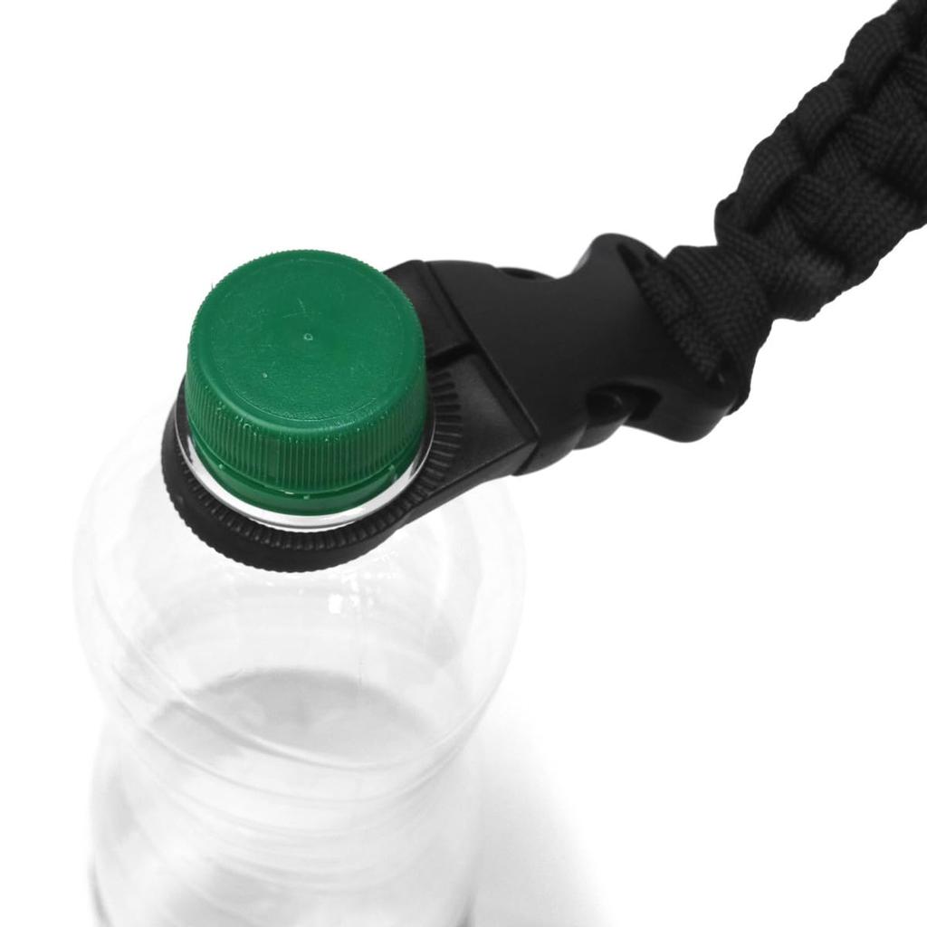 NANGA PARACORD BOTTLE HOLDER NANGA Bottle Holder with Small N00029 Carabiner, Accessories, Camping, Outdoors,