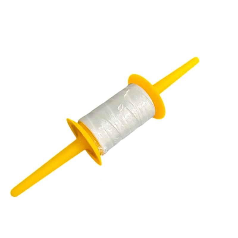 3PCS Ergonomic Kites Line Spool 150M Heavy Duty Polyester Thread AntiSlip Grip Kites String Reel for Family Activity