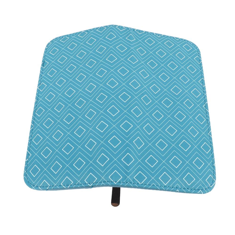 Rhombus Lattice Pattern Knitting Needle Case Oxford Fabric Storage Organizer Bag Airport Travel