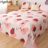 Fitted Bed Sheet Fashion Modern Household Dormitory Comfortable Skin-friendly Cartoon Bedspread King Queen Size Bedcover Ins