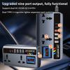 200W Car Inverter Power Adapter 12V/24V To DC 220V Converter Multi Charger Socket Portable Fast Charging Car Inverter
