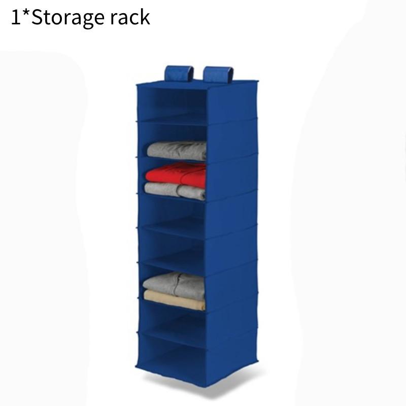 Luxurious Black 6-layer Narrow Cube-shaped Bedroom Storage Organizer