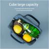 Insulated Lunch Bag Women Kids Cooler Bag Thermal Bag Portable Ice Pack Tote Canvas Food Container Food Picnic Bags
