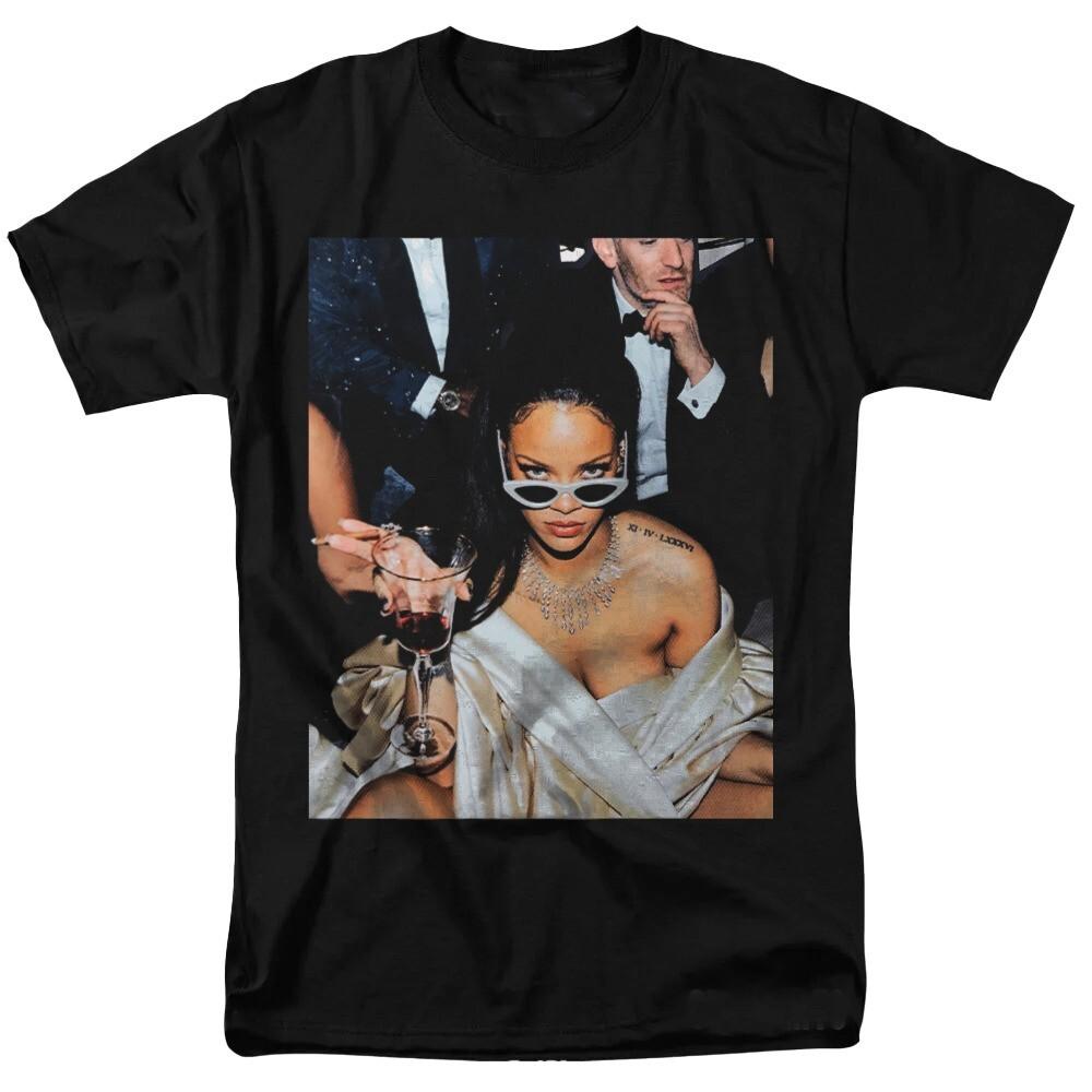 

NEW RARE Rihanna Black Cotton All size S-345XL T-Shirt Gift Friends Unisex T-Shirt XXXXL