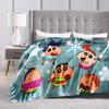 Crayon Shinchan Balloons Tapestry Blanket Home Decor Camping Trip Digital Printing Bedroom Sheet