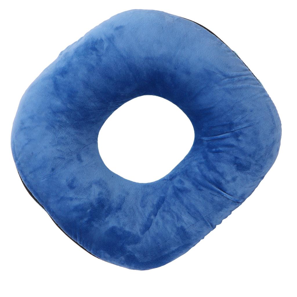 Donut Pillow Dark Blue Soft Breathable Detachable High Elasticity Waterproof Inner Sleeve Bed Sore Cushion