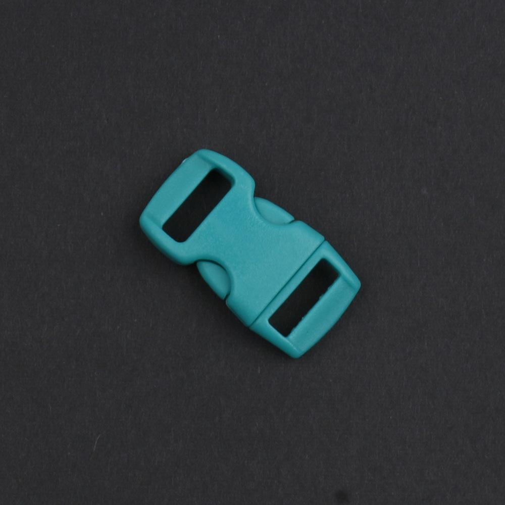 DIY Plastic Bracele Parachute 10mm 3/8" Side Release Buckle Outdoor Camp Paracord Webbing Strap