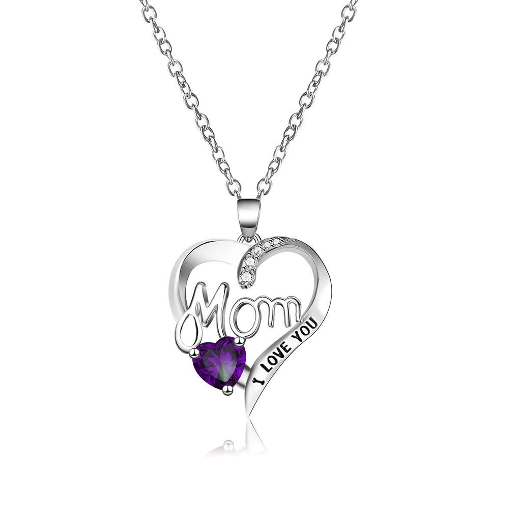 Simple freshwater love heart necklace versatile high-end jewelry