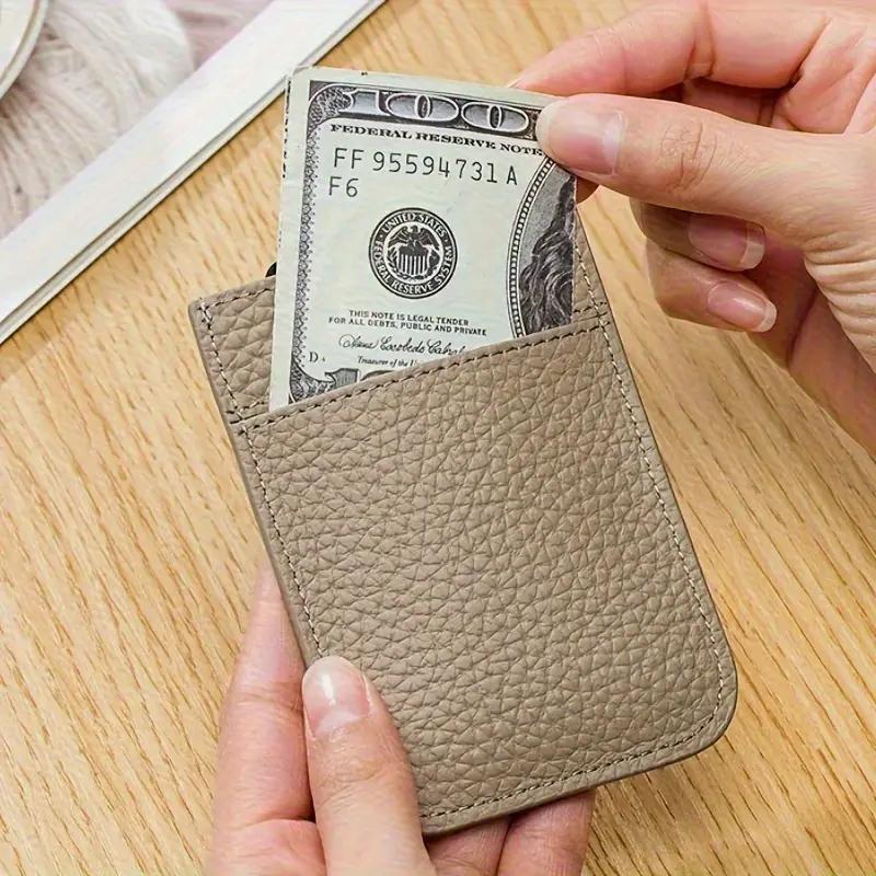 1PCS Large-capacity Pull-out Card Holder with Multiple Card Slots, Convenient ID Card and Bank Card Storage Clip, Anti-demagnetization ID Card Holder